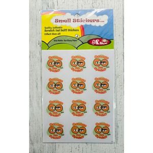 Rare Scratch & sniff happy Allie scented Sticker Matte pack You're Peachy
